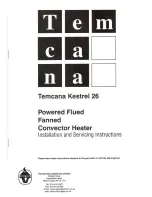 Temcana Kestrel 26 Installation And Servicing Manual preview