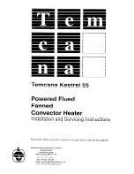 Предварительный просмотр 1 страницы Temcana Kestrel 55 Installation And Servicing Manual