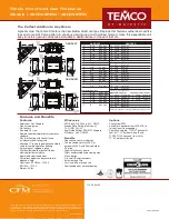 Preview for 2 page of Temco Builder Direct Vent 36CDVXRRN Specifications