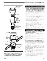 Предварительный просмотр 15 страницы Temco DV1000DSN Homeowner'S Installation And Operating Manual