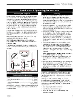 Preview for 7 page of Temco PVF7400 Series Installation And Operating Instructions Manual