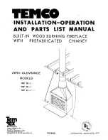 Temco TBF 28-1 Installation And Operation Manual preview