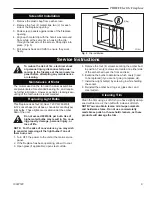 Preview for 9 page of Temco TBREF36 Homeowner'S Installation & Operating Manual