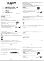 Preview for 2 page of Temium 4654749 Instruction Manual