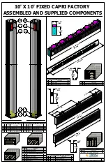 Preview for 2 page of TEMO 10' X 10' FIXED CAPRI Assembly Manual