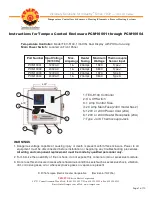 Предварительный просмотр 1 страницы Tempco PCM10001 Instructions Manual