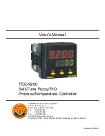 Предварительный просмотр 1 страницы Tempco TEC-9200 User Manual