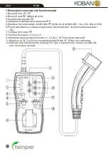 Preview for 44 page of Temper KOBAN KEV-01 Operating Instruction