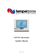 Предварительный просмотр 1 страницы TemperZone TZT-701 Installer Manual