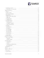 Предварительный просмотр 3 страницы Tempest 52.050P User Manual