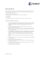 Предварительный просмотр 7 страницы Tempest 52.050P User Manual
