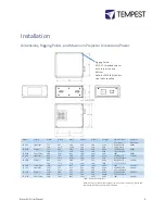 Предварительный просмотр 8 страницы Tempest 52.050P User Manual