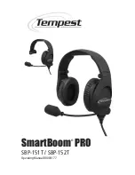 Tempest SMARTBOOM PRO SBP-151T Operating Instructions Manual preview