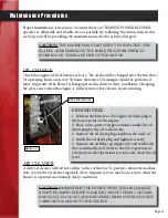 Preview for 13 page of Tempest SP Power Blower Operation Manual