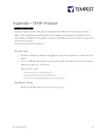 Preview for 47 page of Tempest Tacit G4 User Manual