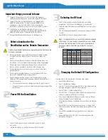 Предварительный просмотр 2 страницы Tempest Tornado 2400 Quick Start Manual