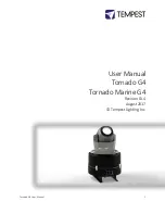 Предварительный просмотр 1 страницы Tempest Tornado Marine G4 User Manual