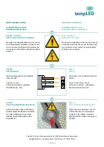 Preview for 9 page of tempLED RayLite 200 Installation Manual