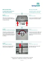 Preview for 3 page of tempLED RayTrack Multisensor Installation Manual