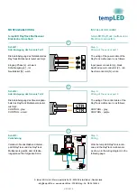 Preview for 8 page of tempLED RayTrack Multisensor Installation Manual