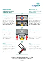 Preview for 10 page of tempLED RayTrack Multisensor Installation Manual