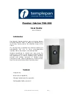 Предварительный просмотр 1 страницы templepan TSS-300 User Manual