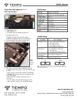 Preview for 4 page of Tempo Communications 915CL Instruction Manual