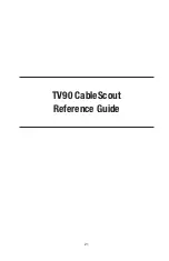 Предварительный просмотр 21 страницы Tempo Fitness Cable Scout TV90 Operating Manual