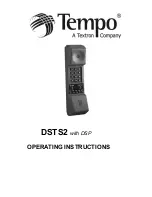 Tempo Fitness DSTS2 Operating Instructions Manual preview