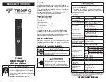 Preview for 5 page of Tempo Fitness FI-100 Instruction Manual