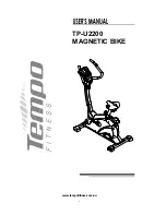 Tempo Fitness TP-U2200 User Manual preview