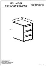 Preview for 1 page of tempo kondela ITALIA IT-79 Assembly Instructions Manual