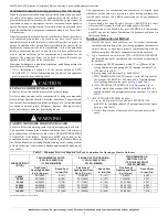 Preview for 8 page of Tempstar A Series Installation, Start-Up, Operating, Service And Maintenance Instructions