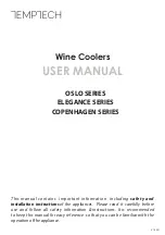 Preview for 1 page of Temptech COPENHAGEN CPRO1800SRB User Manual