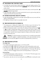 Preview for 27 page of Temptech COPENHAGEN CPRO1800SRB User Manual