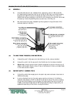 Preview for 14 page of Temptek G-500 Series Instruction Manual