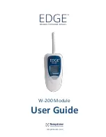 Предварительный просмотр 1 страницы Temptime Edge W-200 User Manual