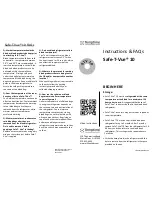 Preview for 1 page of Temptime Safe-T-Vue 10 Instructions & Faqs