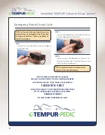 Preview for 20 page of Tempur-Pedic GrandBed TEMPUR Advanced Ergo System Complete Reference Manual