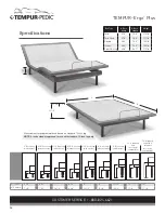 Preview for 10 page of Tempur-Pedic TEMPUR-ERGO PLUS Reference Manual