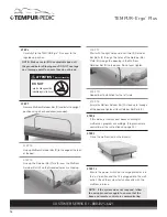 Preview for 14 page of Tempur-Pedic TEMPUR-ERGO PLUS Reference Manual