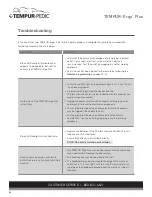 Preview for 22 page of Tempur-Pedic TEMPUR-ERGO PLUS Reference Manual