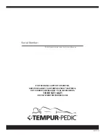 Preview for 24 page of Tempur-Pedic TEMPUR-ERGO PLUS Reference Manual