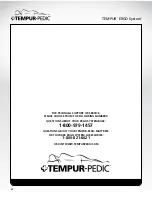 Preview for 20 page of Tempur-Pedic TEMPUR-Ergo System Complete Reference Manual