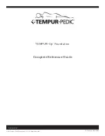 Tempur-Pedic TEMPUR-Up Foundation Complete Reference Manual предпросмотр