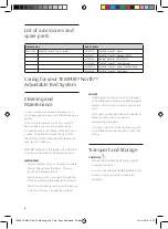 Preview for 8 page of TEMPUR North Instructions For Use Manual