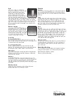 Preview for 5 page of TEMPUR Premium Flex Instructions For Use And Care Manual