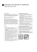 Preview for 8 page of TEMPUR Premium Flex Instructions For Use And Care Manual