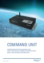 Preview for 1 page of Ten-Haaft COMMAND UNIT Short User Manual