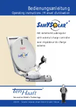 Ten-Haaft samy solar plus Operating Instructions Manual preview